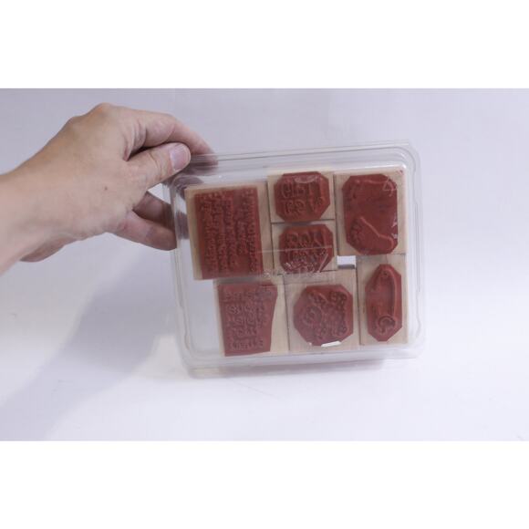 New Baby, Stamp Set, Stampin Up, Boy, Girl, Little Feet, Name Born, Weight - Picture 3 of 3